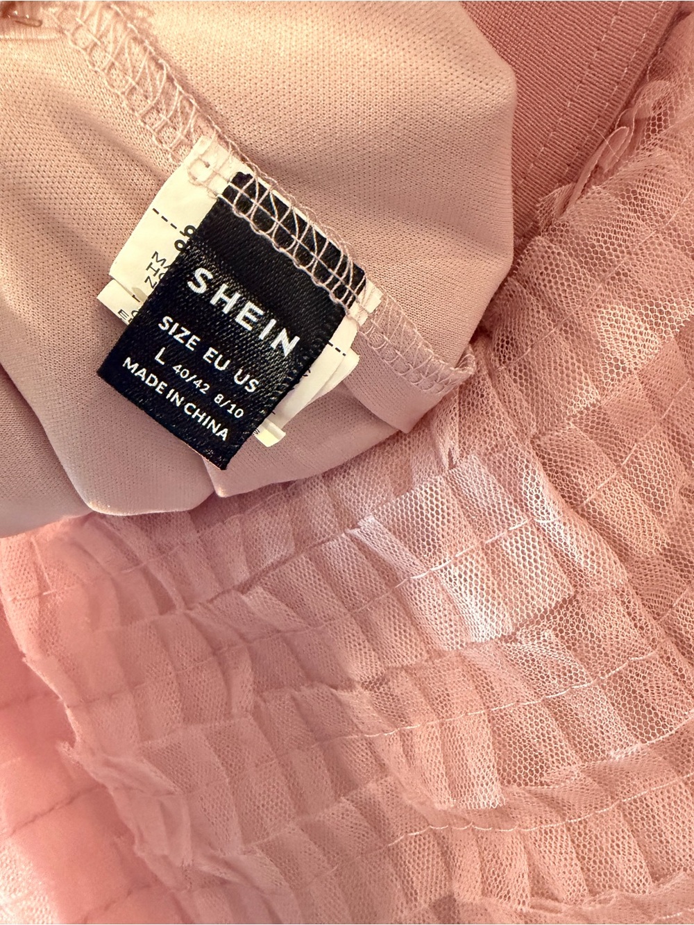 Pink Ruffle Skirt Size Large - Picture 2 of 5
